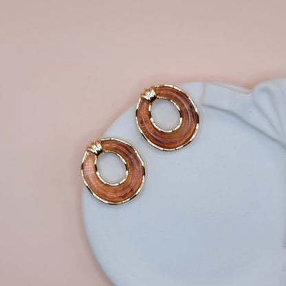 Semi Precious Stone Earrings