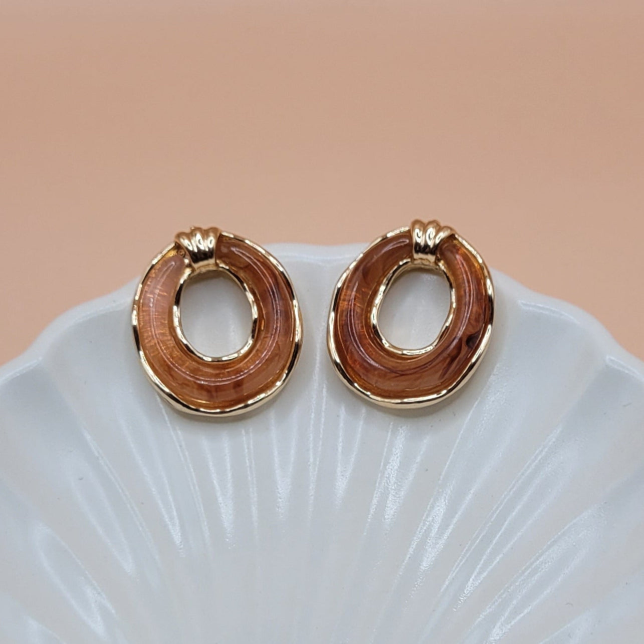 Semi Precious Stone Earrings