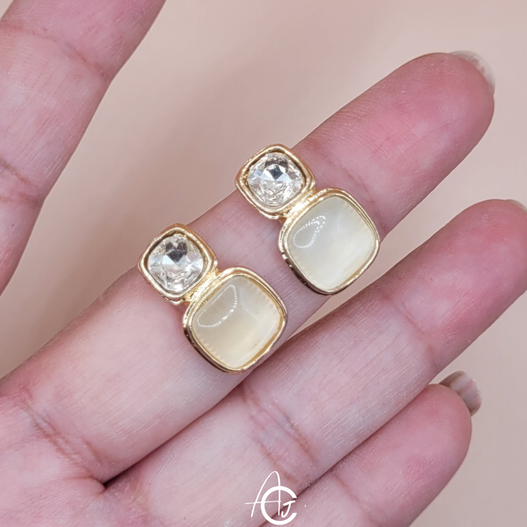 Semi Precious Stone Earrings