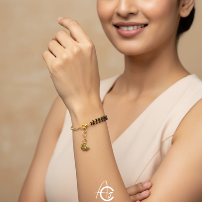 Reena Mangalsutra Bracelet : Handmade