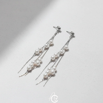 Pearl Chain Earrings