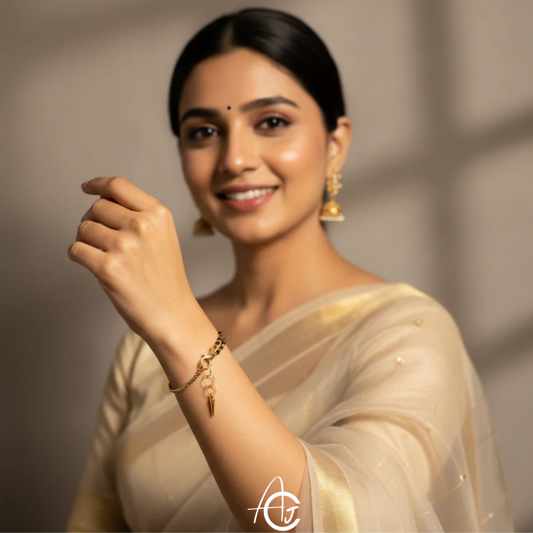Roshni Mangalsutra Bracelet : Handmade