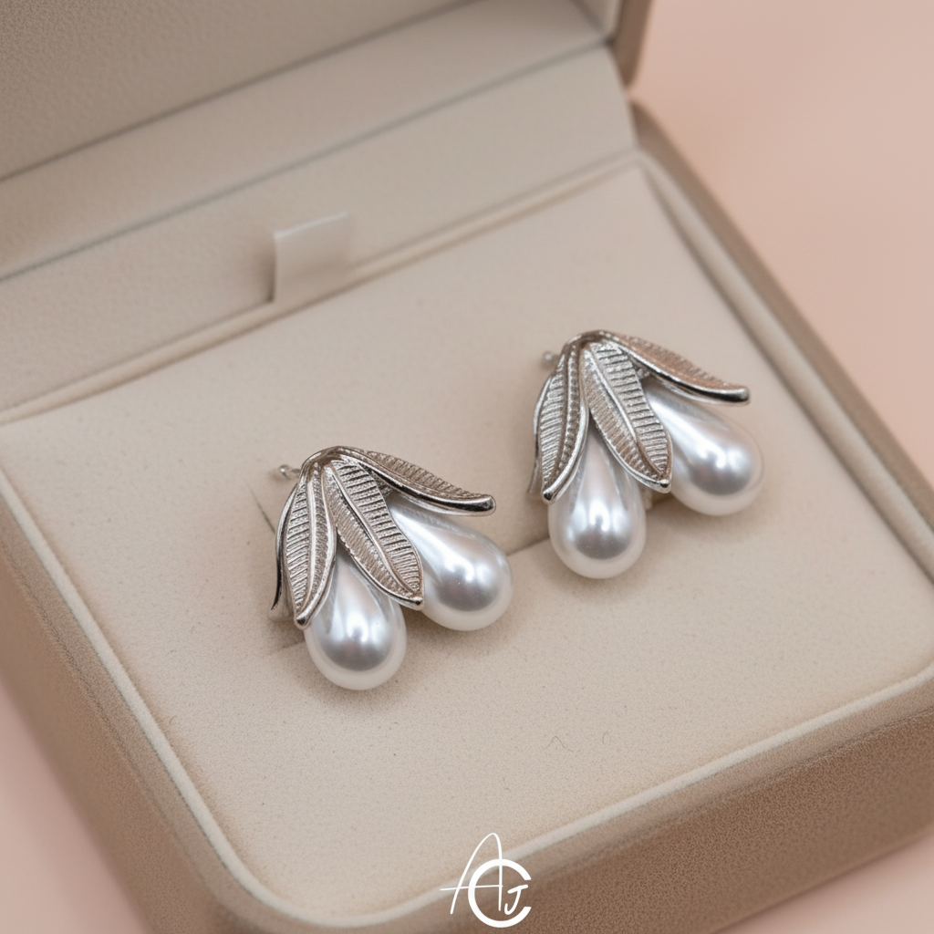Hanging Pearls Earrings