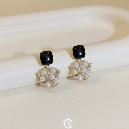 Pearl Bling Earrings