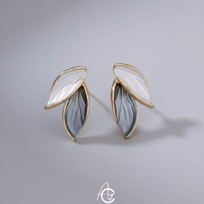 Leafy Stud Earrings