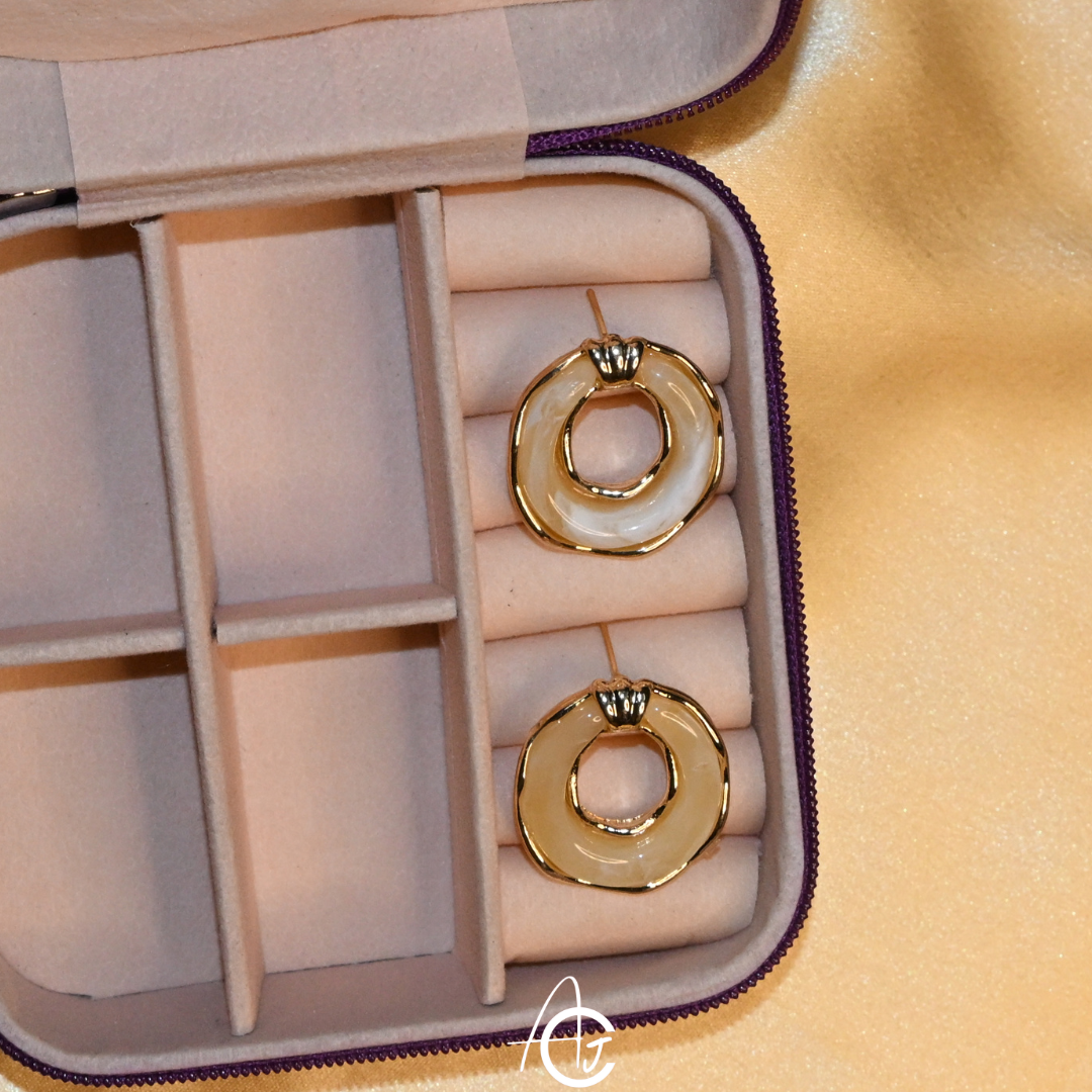 Semi Precious Stone Earrings