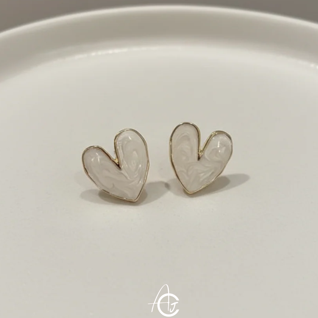 Shiney Heart Earrings