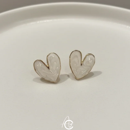Shiney Heart Earrings