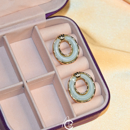 Semi Precious Stone Earrings