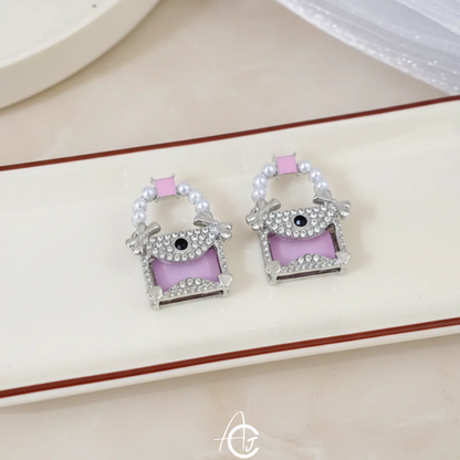 Pretty Purse Earrings