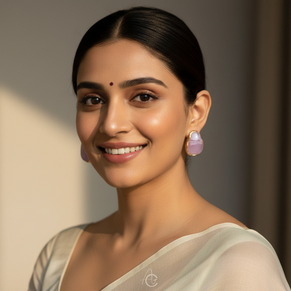 Semi Precious Stone Earrings