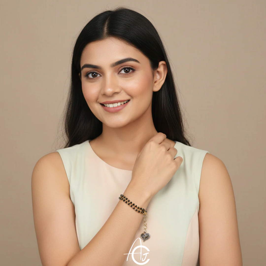 Raveena Mangalsutra Bracelet : Handmade