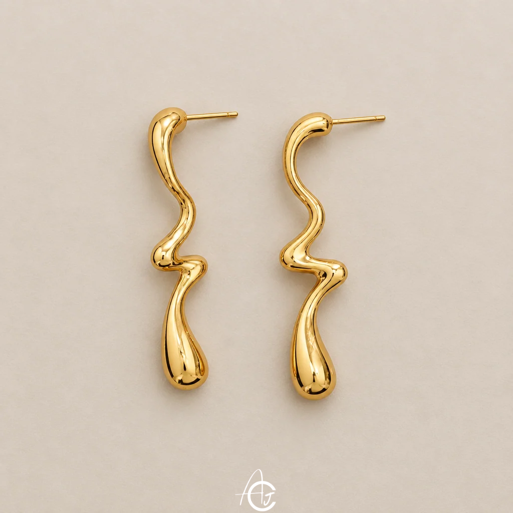 Modern Drop Earrings