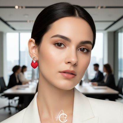 Heart Bling Earrings