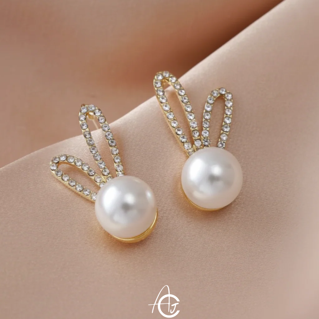 Pearl Bling Earrings
