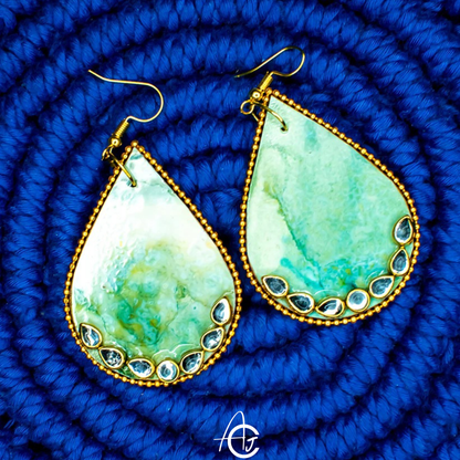 Fluid Earrings : Handmade