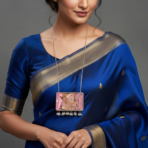 Fluid Necklace : Handmade