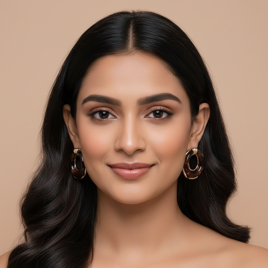 Semi Precious Stone Earrings