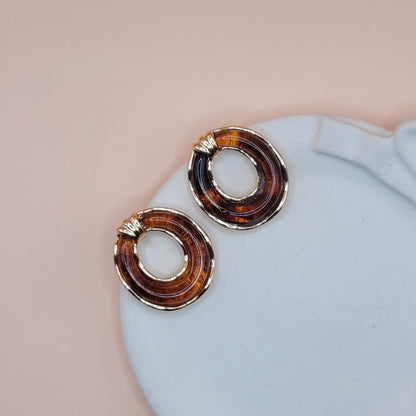 Semi Precious Stone Earrings