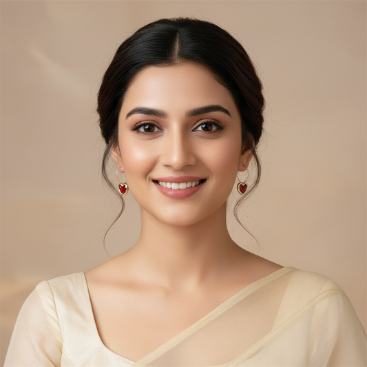 Hoop That Heart Earrings