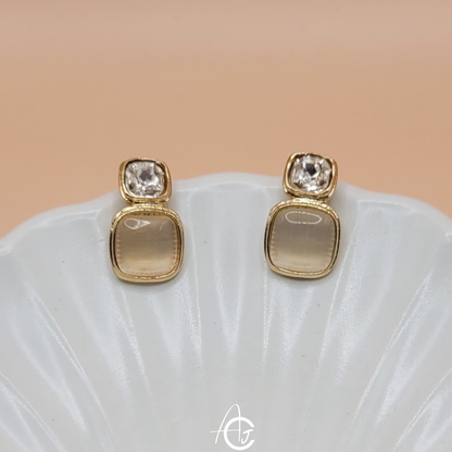 Semi Precious Stone Earrings