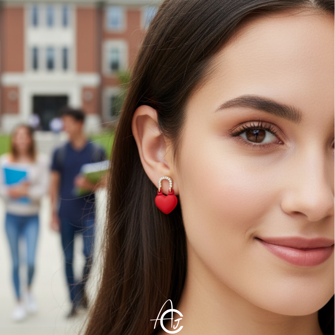 Heart Bling Earrings