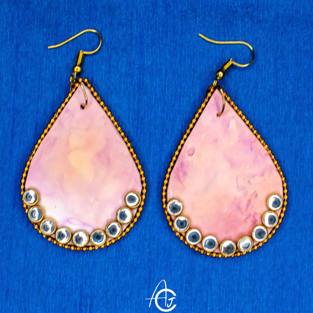 Fluid Earrings : Handmade