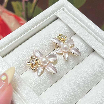Flower Bling Earrings