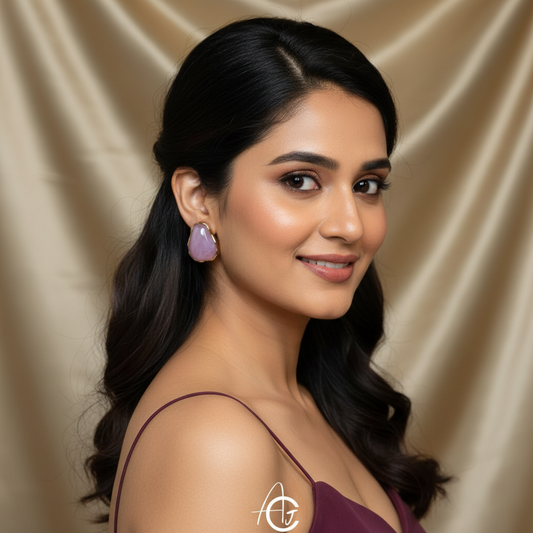 Semi Precious Stone Earrings