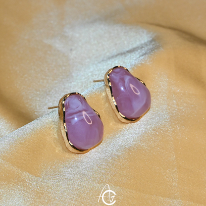 Semi Precious Stone Earrings