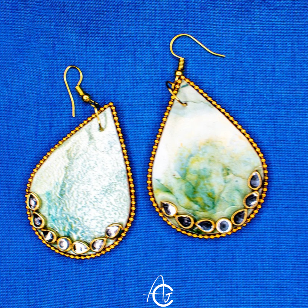 Fluid Earrings : Handmade