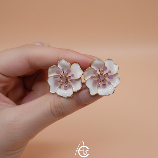 Flower Bling Earrings