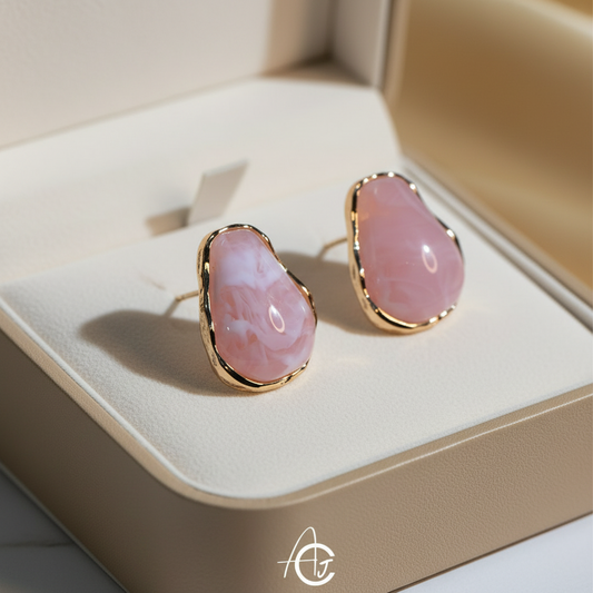 Semi Precious Stone Earrings