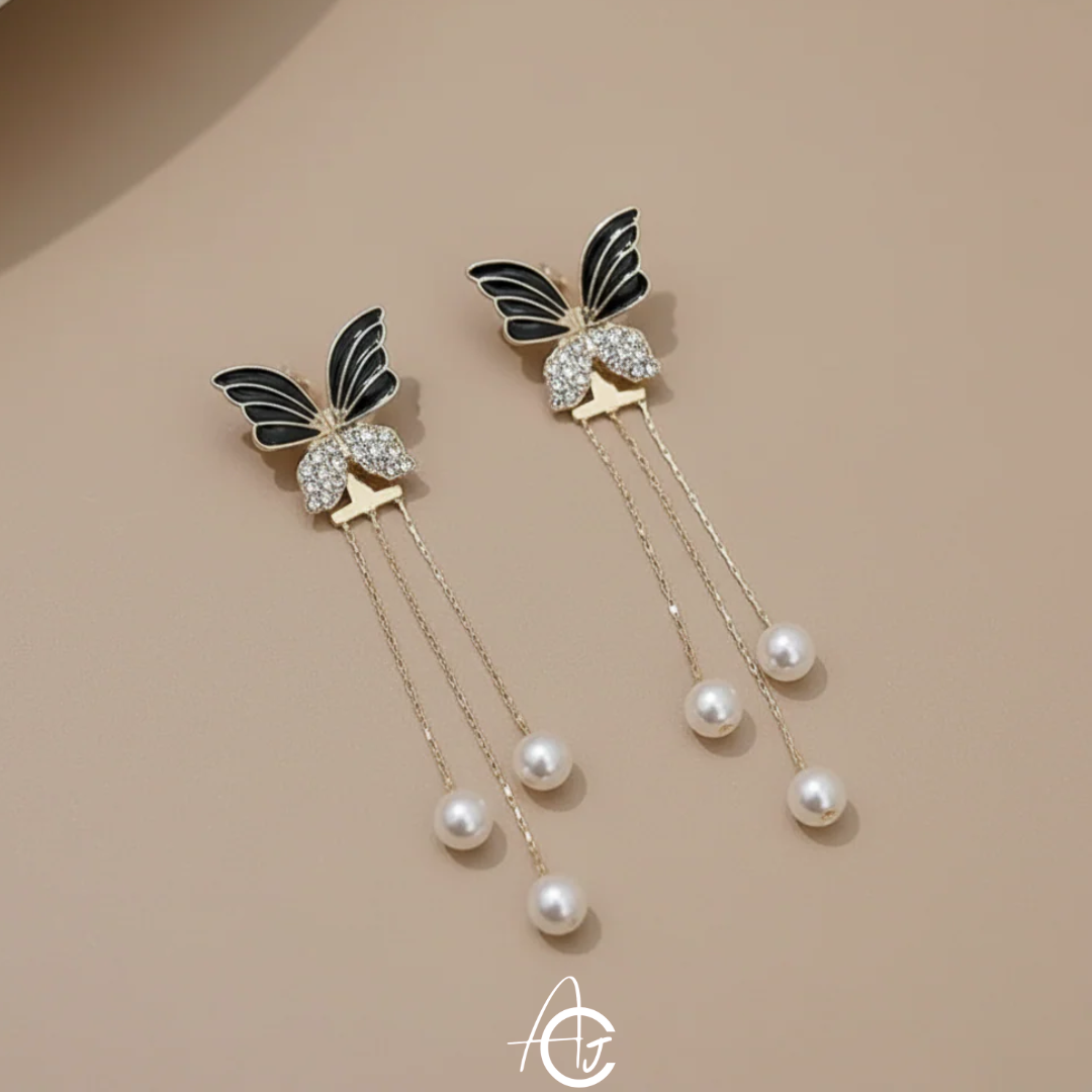 Butterfly Chain Earrings