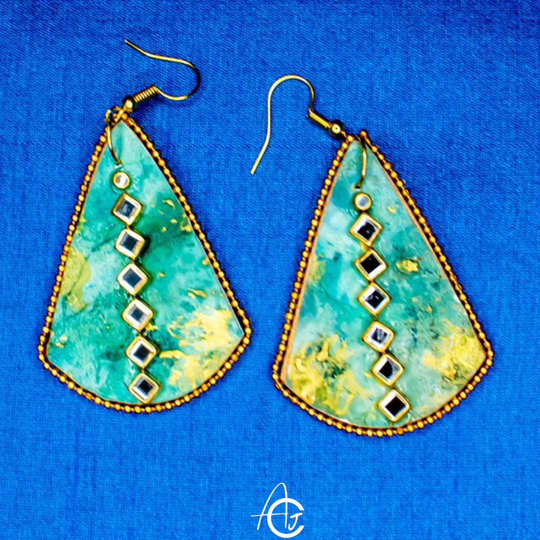 Fluid Earrings : Handmade