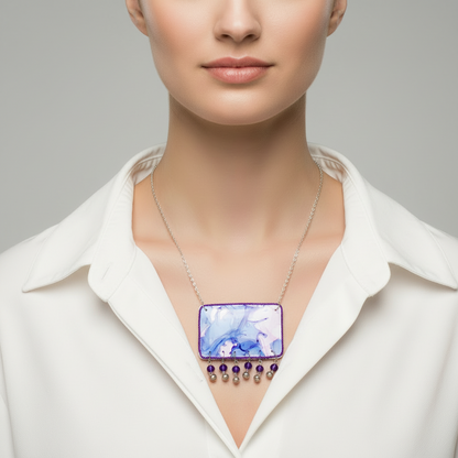 Fluid Necklace : Handmade