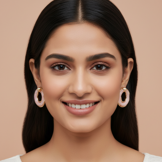 Semi Precious Stone Earrings