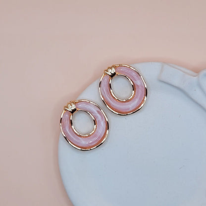 Semi Precious Stone Earrings