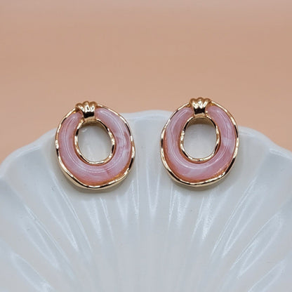 Semi Precious Stone Earrings