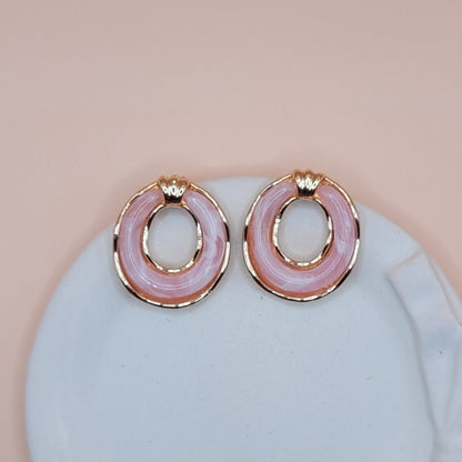 Semi Precious Stone Earrings