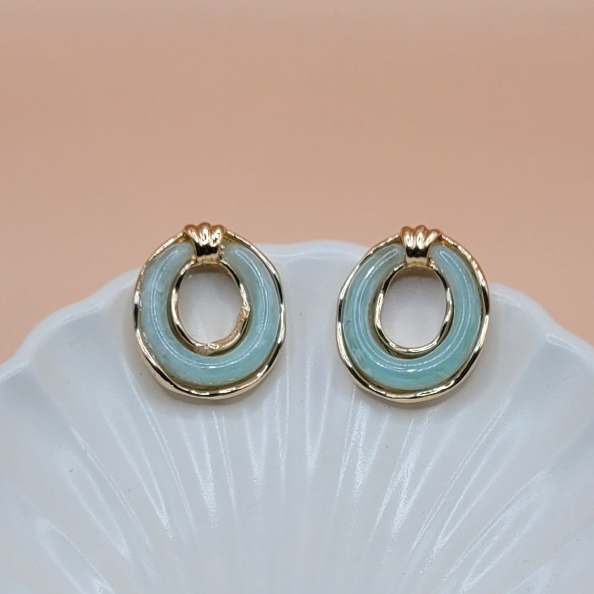 Semi Precious Stone Earrings