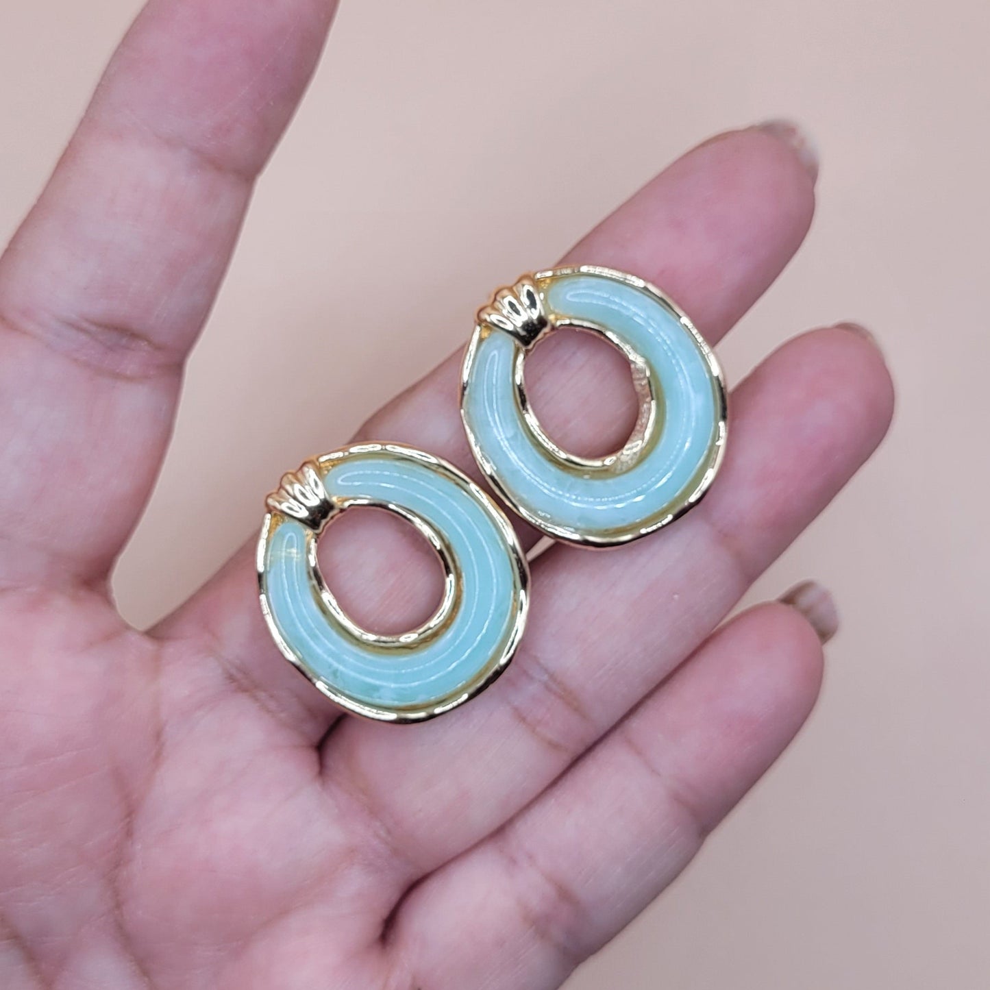 Semi Precious Stone Earrings