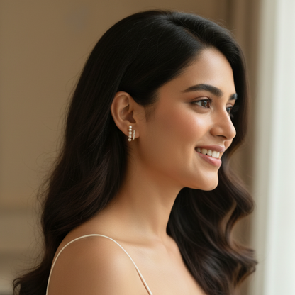 Pearl Bling Earrings