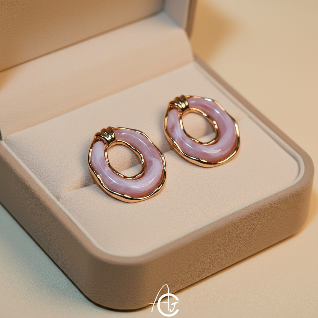 Semi Precious Stone Earrings