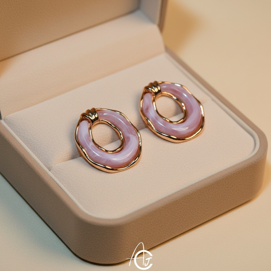 Semi Precious Stone Earrings