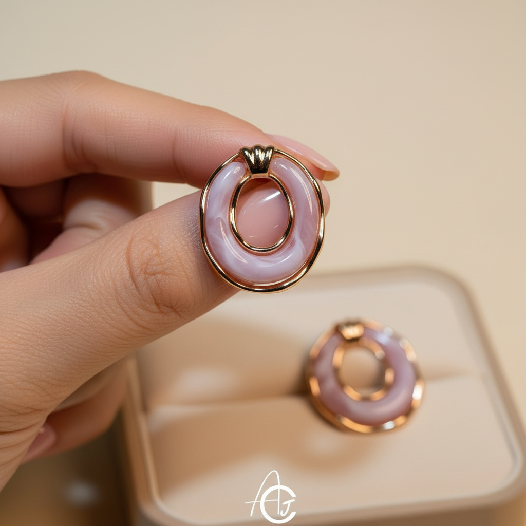 Semi Precious Stone Earrings