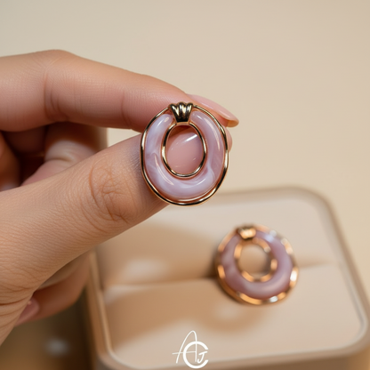 Semi Precious Stone Earrings