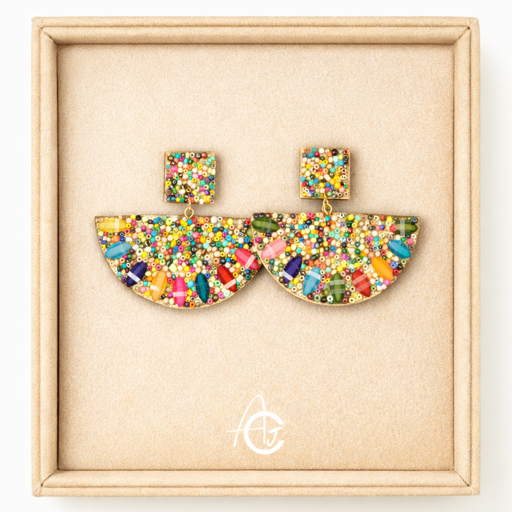 Beads Earrings : Handmade