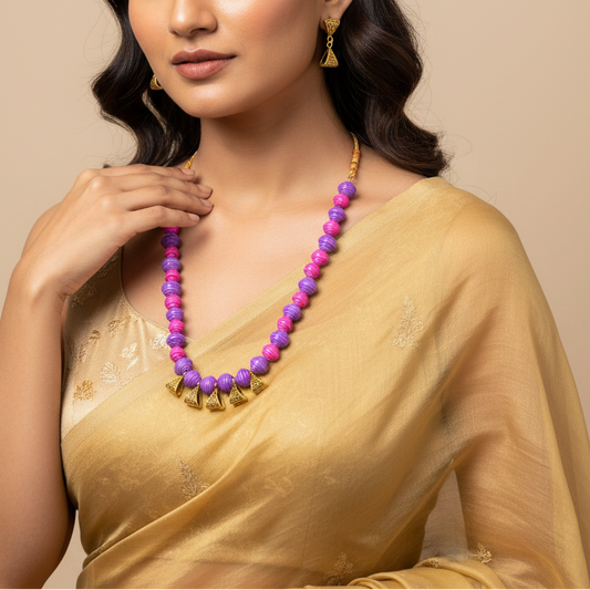 Beads Necklace Set : Handmade