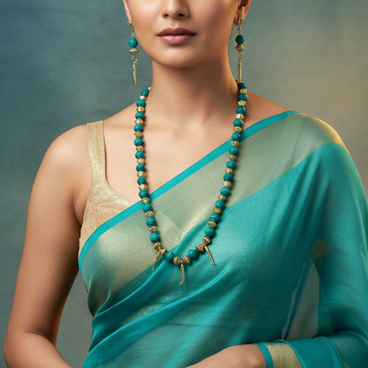 Beads Necklace Set : Handmade